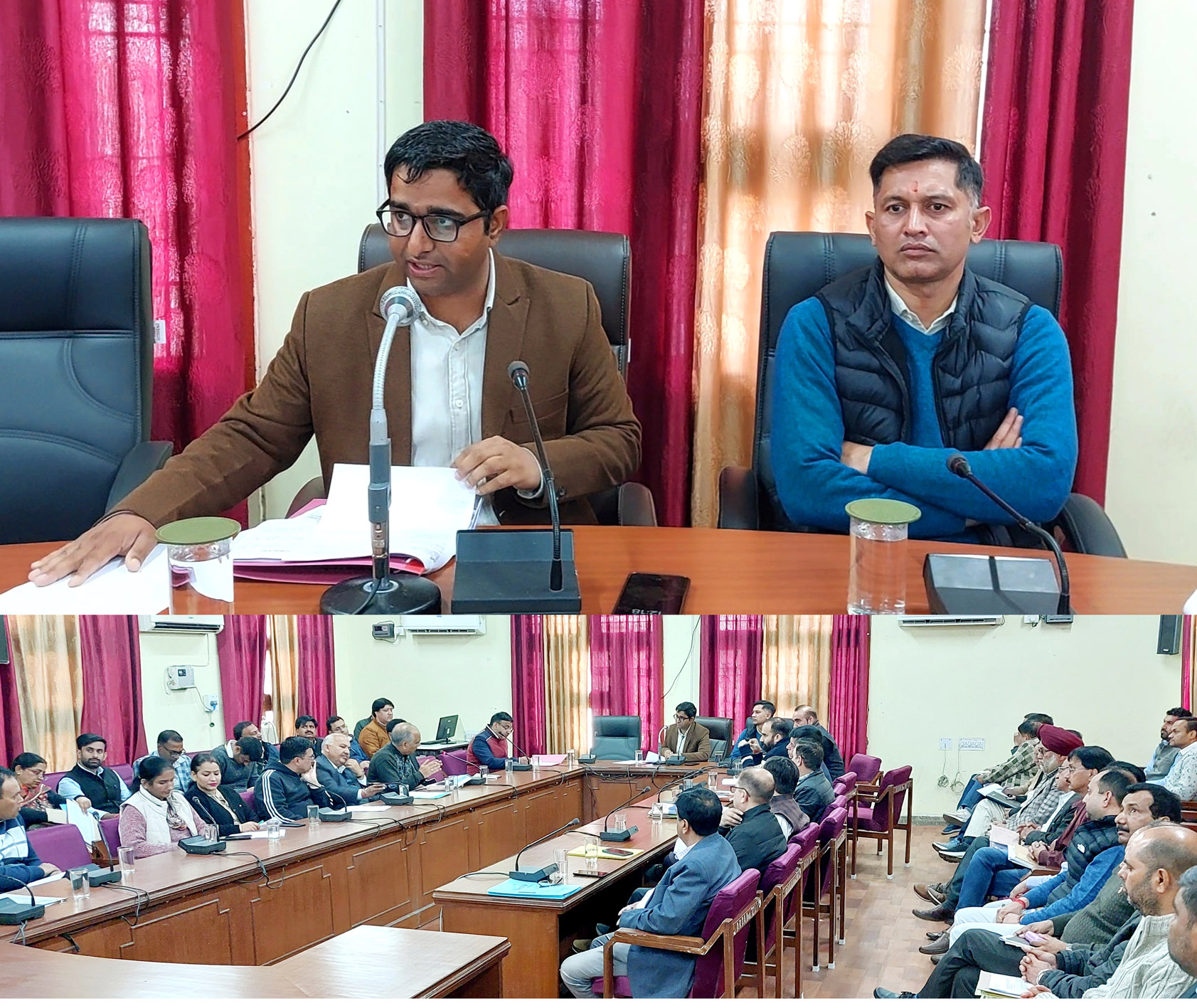 Additional Deputy Commissioner took stock of the progress of development schemes in the pre-Disha meeting